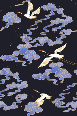 中国风印花华亿平台图片