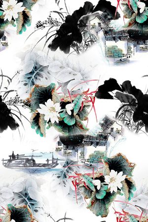 数码华亿平台印花华亿平台图片