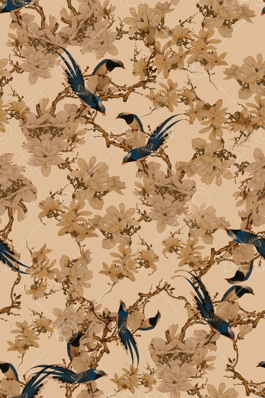 绿植树叶印花华亿平台图片