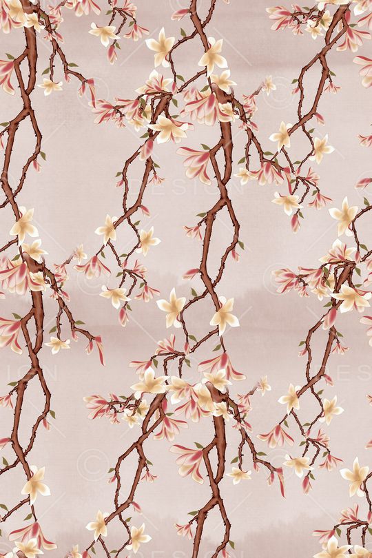 绿植树叶印花华亿平台图片