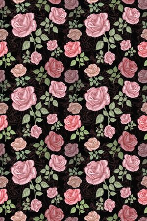 绿植树叶印花华亿平台图片