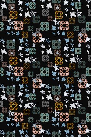 几何印花华亿平台图片