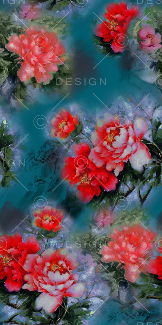 中国风印花华亿平台图片