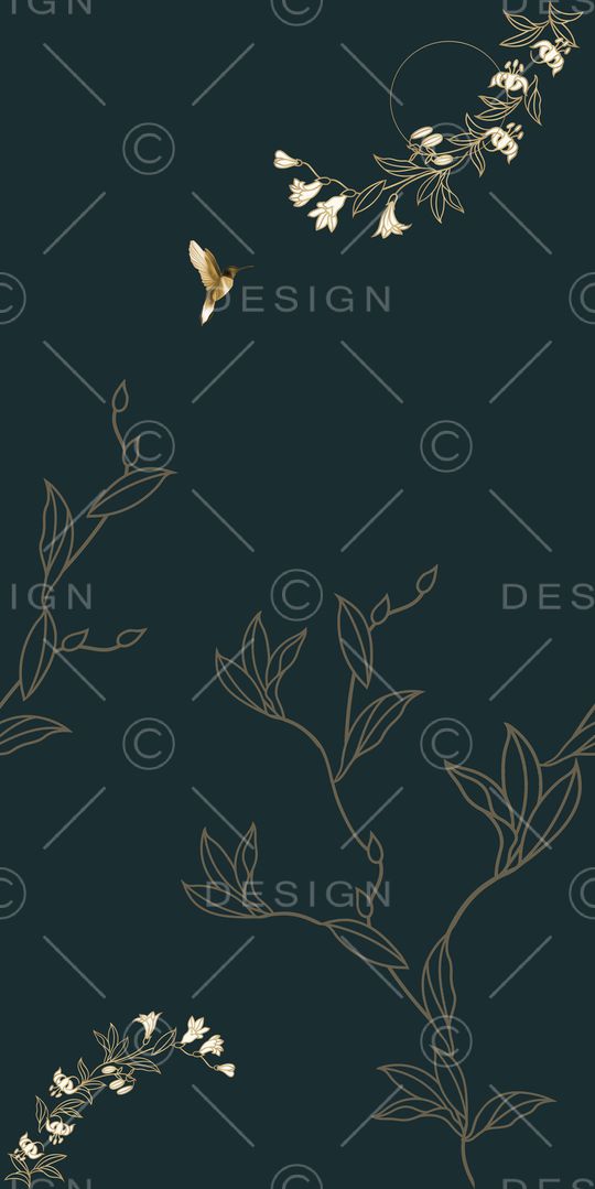 抽象花卉印花华亿平台图片