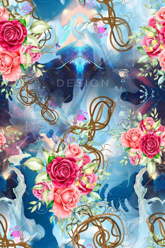 大牌风印花华亿平台图片