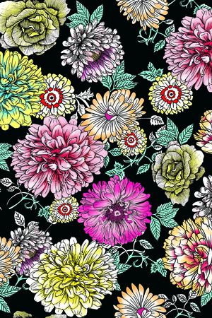 复古印花华亿平台图片