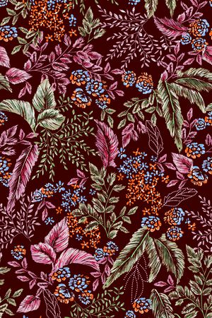 复古印花华亿平台图片