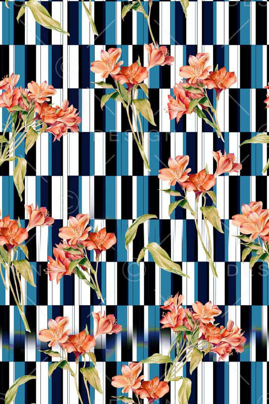 绿植树叶印花华亿平台图片