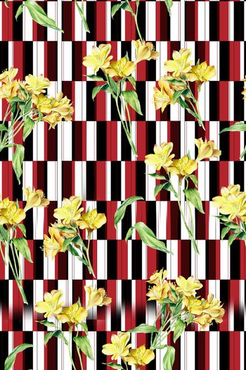 绿植树叶印花华亿平台图片