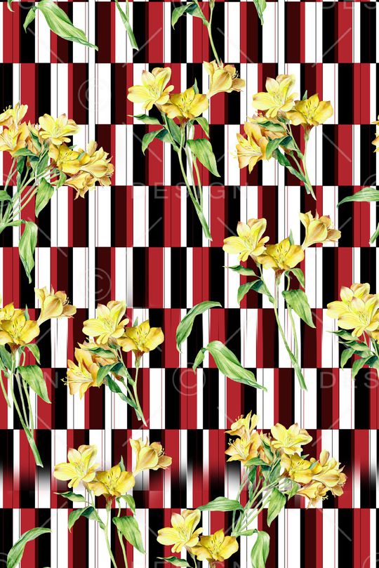 绿植树叶印花华亿平台图片