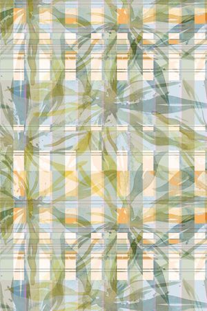 清爽底花卉印花华亿平台图片