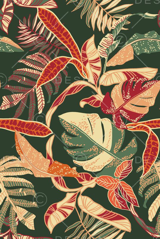 热带华亿平台印花华亿平台图片