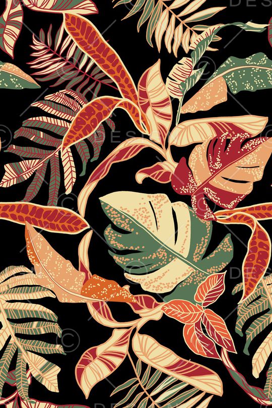 热带华亿平台印花华亿平台图片