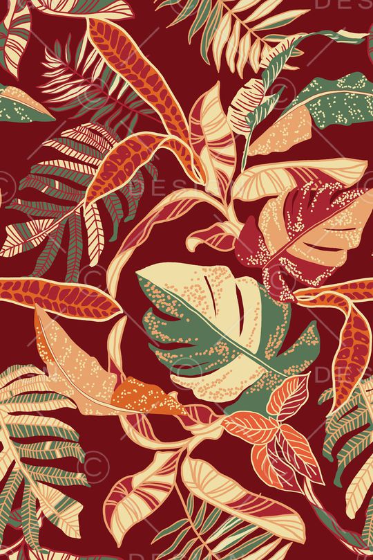 热带华亿平台印花华亿平台图片