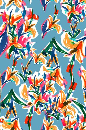 抽象印花华亿平台图片