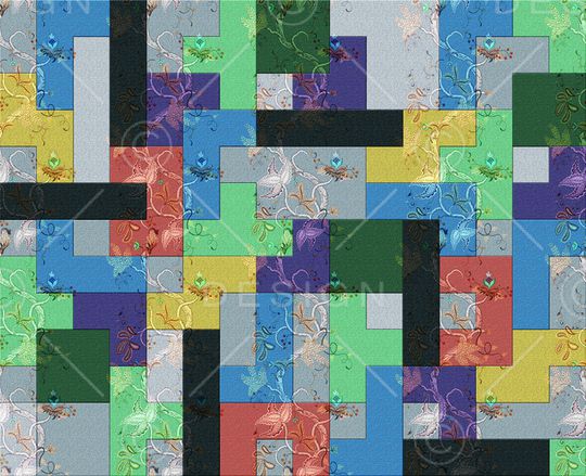 几何印花华亿平台图片