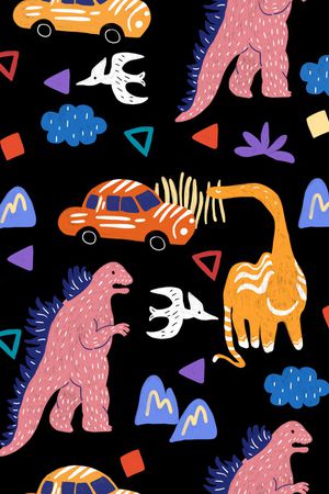 卡通印花华亿平台图片