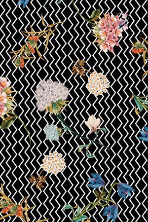 几何印花华亿平台图片