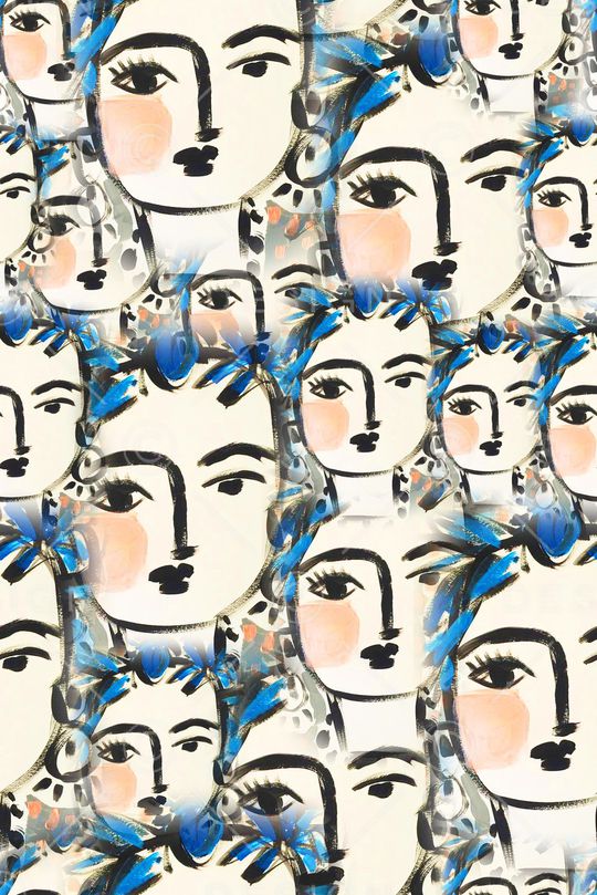 抽象印花华亿平台图片