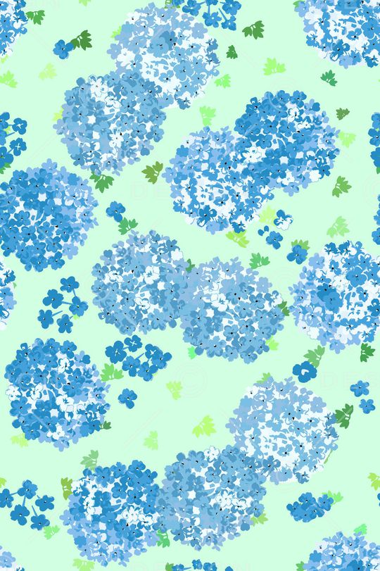 清爽底花卉印花华亿平台图片