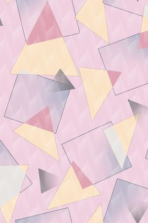 几何印花华亿平台图片