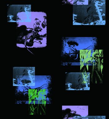 绿植树叶印花华亿平台图片