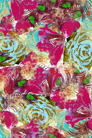 炫彩印花华亿平台图片