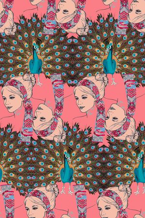 大牌风印花华亿平台图片