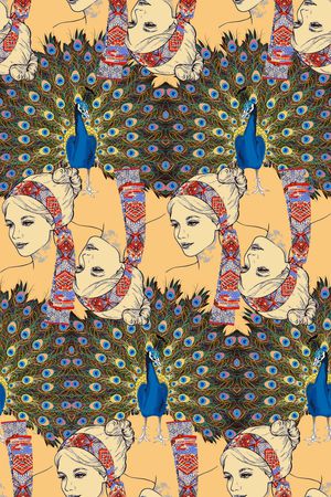 大牌风印花华亿平台图片