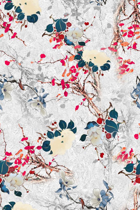 旗袍风印花华亿平台图片