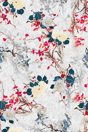 旗袍风印花华亿平台图片