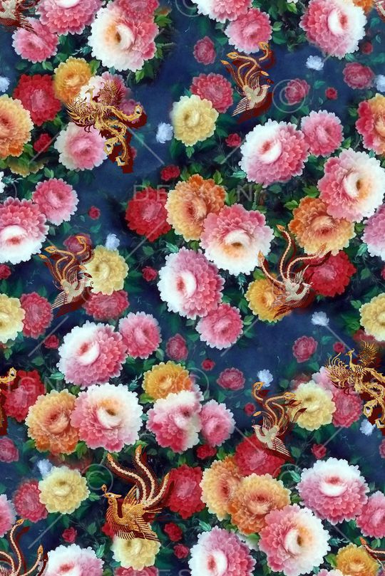 植物印花华亿平台图片