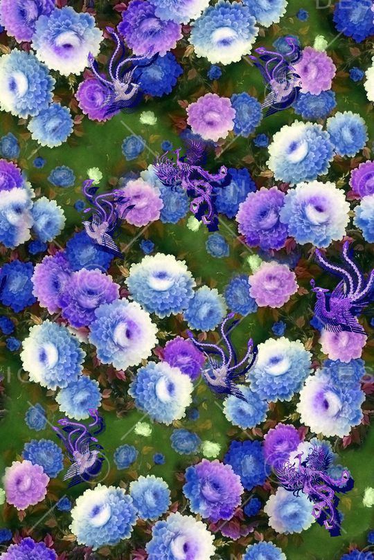 植物印花华亿平台图片