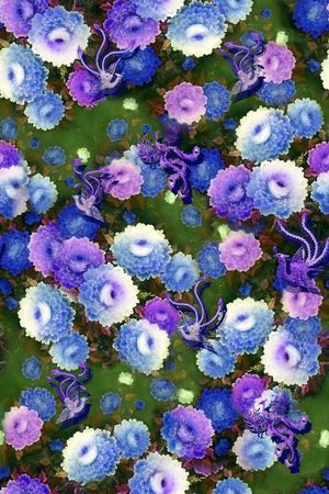 植物印花华亿平台图片