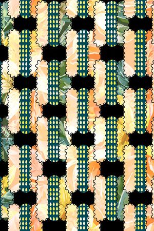 几何印花华亿平台图片