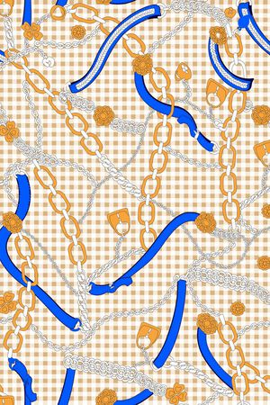 格子系列印花华亿平台图片