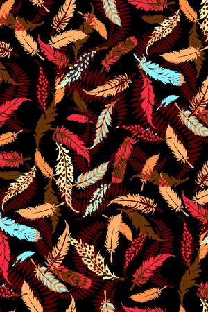 羽毛系列印花华亿平台图片