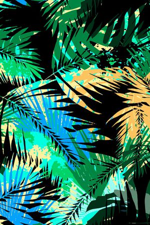 茂密森林印花华亿平台图片