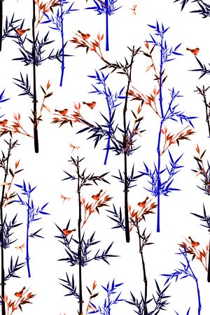 清爽底花卉印花华亿平台图片