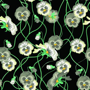 1266253-循化花卉1 黑底