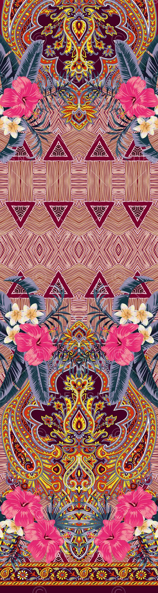 绿植树叶印花华亿平台图片