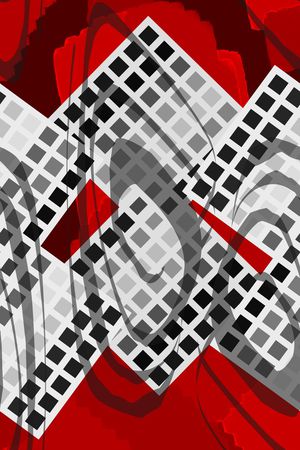 几何印花华亿平台图片