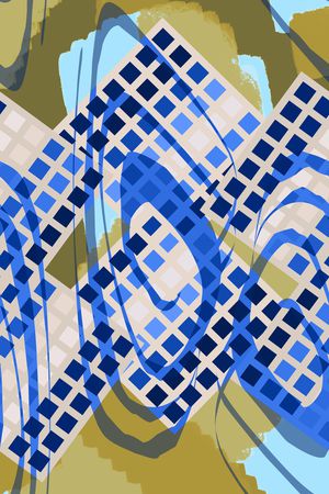 几何印花华亿平台图片