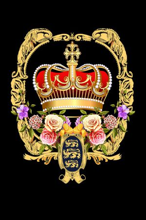 宫廷风印花华亿平台图片