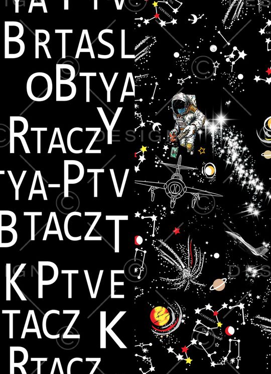 宇航员印花华亿平台图片