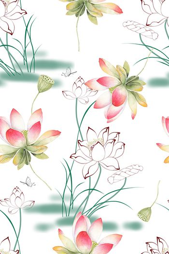 真丝印花华亿平台图片