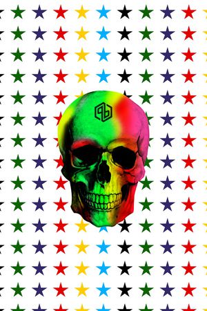 彩色五角星印花华亿平台图片