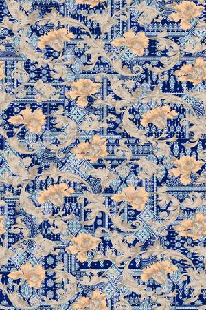 几何印花华亿平台图片