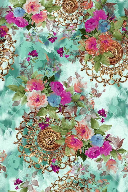 大牌风印花华亿平台图片