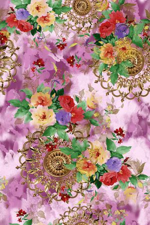 大牌风印花华亿平台图片